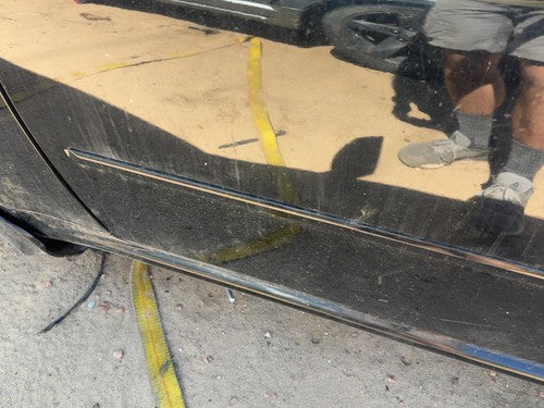 06-07 Infiniti M35X Driver Left Front Moulding From Door Oem Black Obsidian Kh3