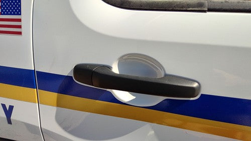 11-19 Explorer Police Interceptor Passenger Right Rear Outside Door Handle Back