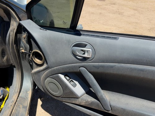 06-12 Eclipse Passenger Right Front Door Trim Panel With Switches Hatchback Gray