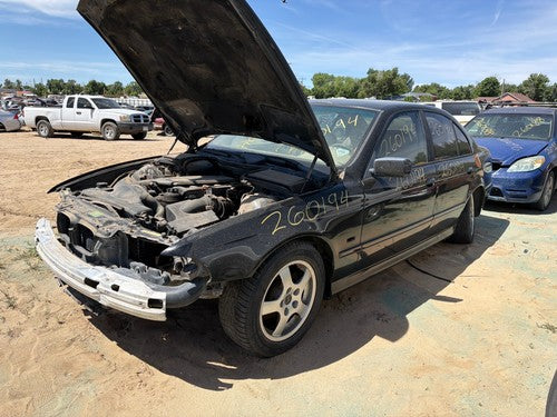 01-03 Bmw 530I Passenger Right Rear Power Window Regulator With Motor Oem Back