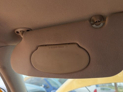 2002 Chrysler Pt Cruiser Driver Left Sun Visor Oem Taupe/Beige Fl 0Tf87Mf1Af