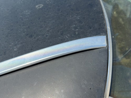 1980 Mercedes 450SL 107 Passenger Right Upper Chrome Trim Drip Rail Molding