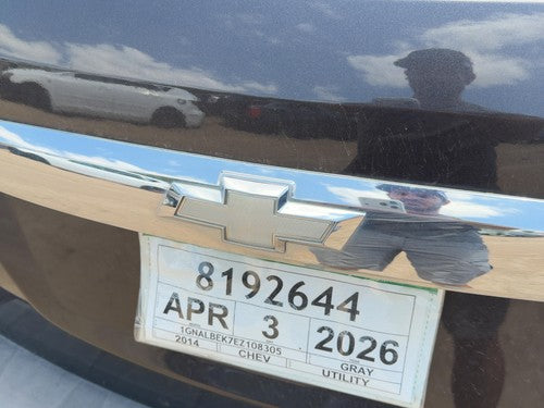 2014 Chevy Equinox License Plate Trim Surround Panel Oem Tail Trunk Finish