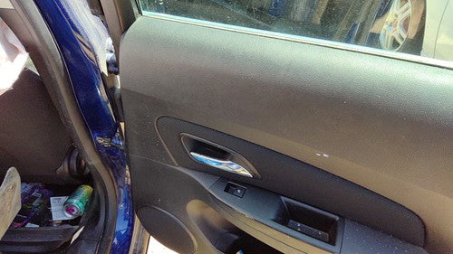 2012-16 Cruze Passenger Right Rear Door Trim Panel With Switches Back Black Aff