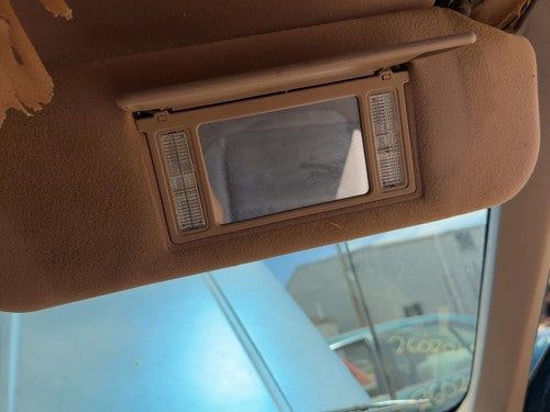 91-94 Ford Explorer 2 Dr Passenger Right Sun Visor OEM Tan with Mirror