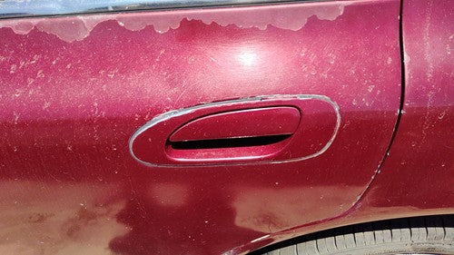 1994-1995 Honda Accord Driver Left Front Outside Door Handle Oem Red