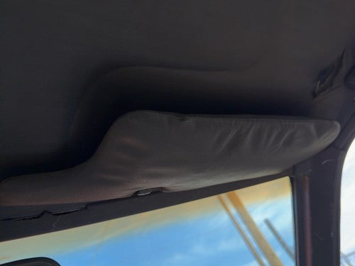 1987-1988 Toyota FX Passenger Right Sun Visor OEM Gray