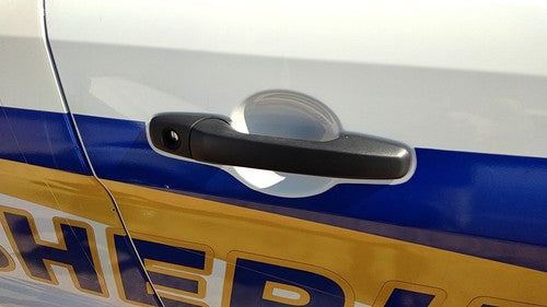 13-19 Explorer Police Interceptor Passenger Right Front Outside Door Handle Oem