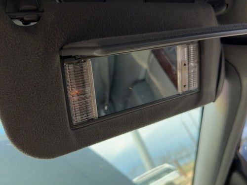 00-04 Cadillac Seville Passenger Right Sun Visor Oem Illumination Dark Gray 145