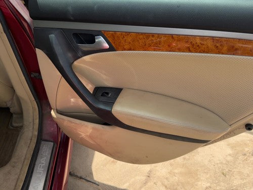 2004-2006 Acura Tl Passenger Right Rear Door Trim Panel With Switches Back Tan C