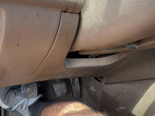 99-00 Mazda Protege Dx Lower Dash Under Column Knee Bolster Trim Panel Oem Brown