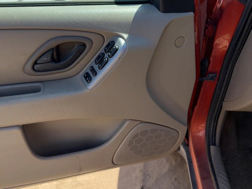 05-06 Escape Driver Left Front Door Trim Panel With Master Switch Pebble Tan Ah