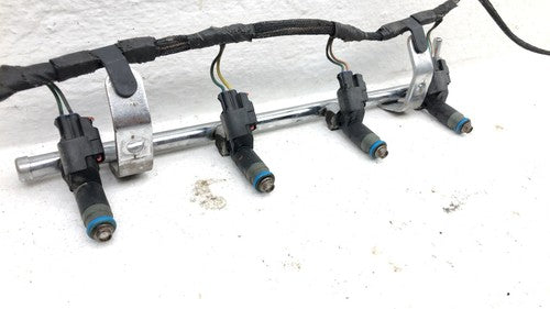 08-10 Pt Cruiser Complete Fuel Rail With Injectors Set Loaded Oem 2.4L 4891573Ab