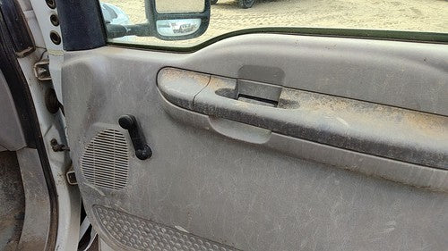 99-01 F250 Super Duty Passenger Right Front Door Trim Panel With Switches Gray
