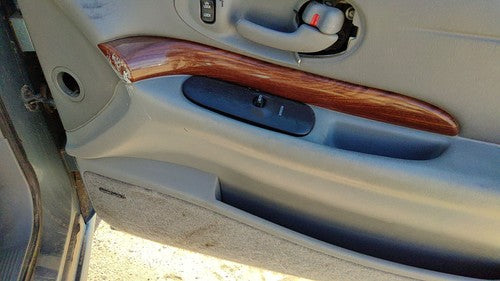00-01 Lesabre Buick Passenger Right Front Door Trim Panel With Switches Gray 17B