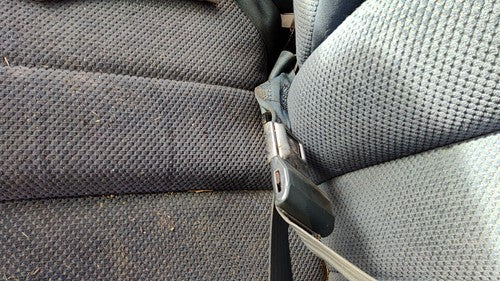 1983-1988 Ford Ranger Driver Left Front Seat Belt Buckle Receiver Oem Blue