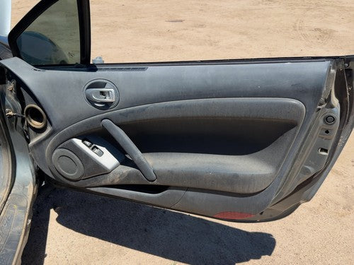 06-12 Eclipse Passenger Right Front Door Trim Panel With Switches Hatchback Gray