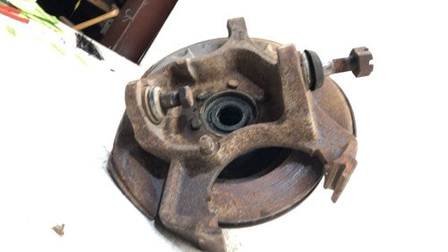 86-92 F150 Passenger Right Front Spindle Steering Knuckle With Wheel Hub 4X4