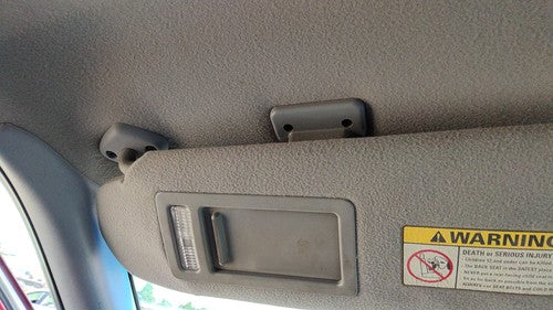 1997-1999 Ford Expedition Driver Left Sun Visor Oem Gray F2
