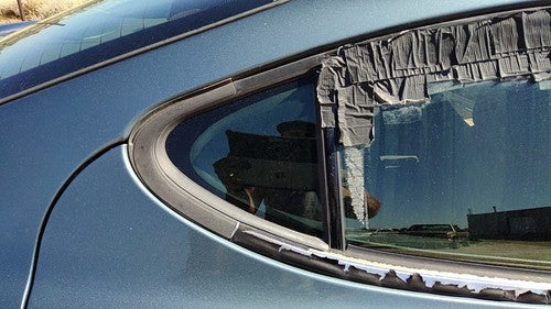 04-08 Grand Prix Passenger Right Rear Vent Window Back Door Glass With Frame