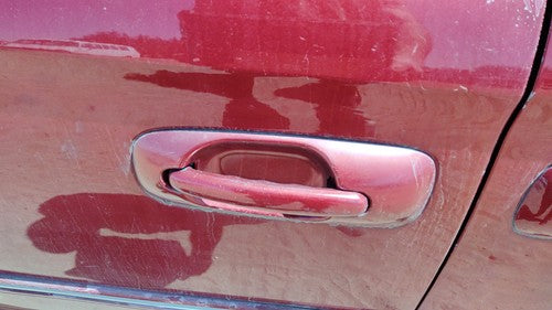 01-07 Town Country Passenger Right Rear Outside Door Handle Oem Back Red Prh