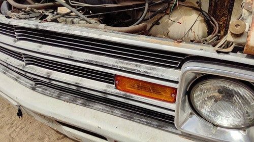 1974-1978 Dodge Van B200 Front Grille Assembly Oem Chrome With Lights 03734002