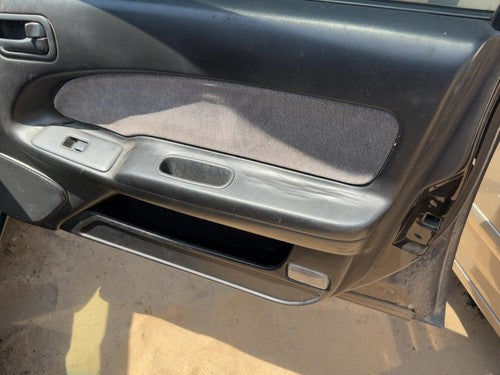 1998 Nissan Maxima Passenger Right Front Door Trim Panel With Switches Black