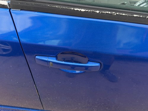 07-12 Sentra Passenger Right Front Outside Door Handle Conventional Ignition Blu