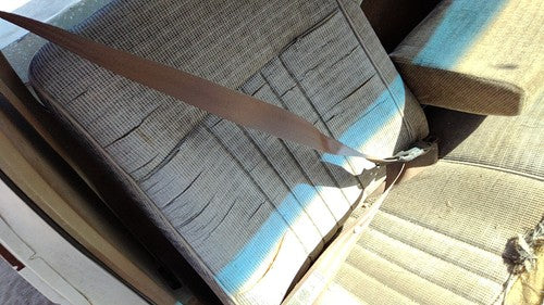 1987-1991 Ford F150 Passenger Right Front Seat Belt Retractor Oem Shoulder Brown
