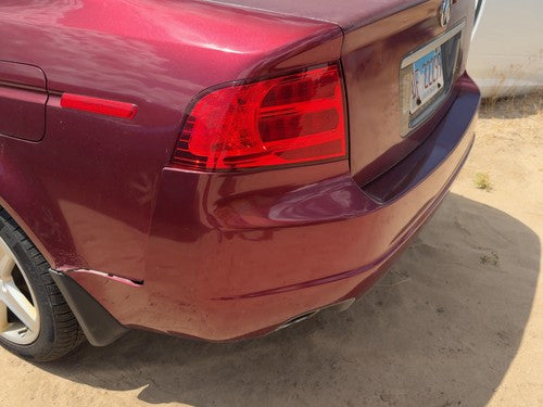 2004-2006 Acura Tl Rear Bumper Cover Assembly Oem Back Redondo Red 04715Sepa90Zz