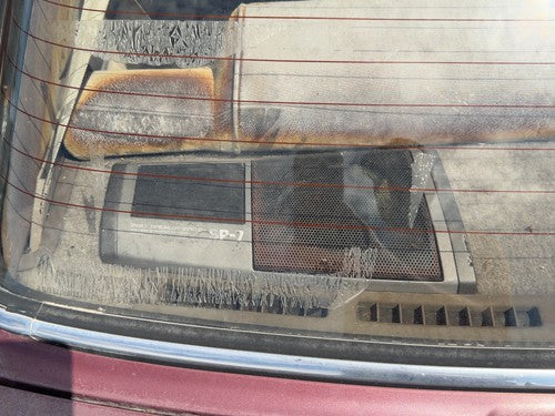 1985-1988 Nissan Maxima Sedan Driver Left Rear Speaker Grill Cover Panel OEM
