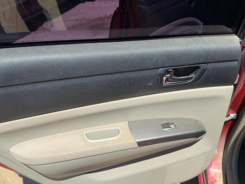06-09 Prius Driver Left Rear Door Trim Panel With Switches Back Cloth Inner Bisq