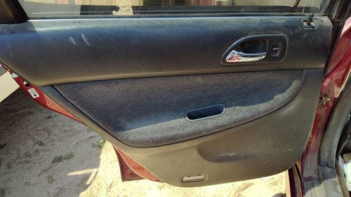 1994-1995 Honda Accord Driver Left Rear Door Trim Panel With Switches Back Gray