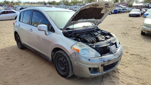 08-11 Nissan Versa Passenger Right Power Side Mirror Door Mounted Oem Silver K23