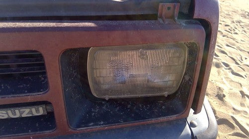 1981-1987 Isuzu Pup Pickup Driver Left Head Light Oem Front Lamp With Bracket
