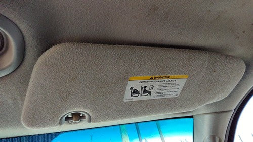 2004 Jeep Liberty Passenger Right Sun Visor Oem Gray Dv 0Zx34Tl2Aa