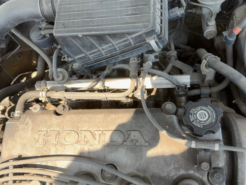 1996-2000 Honda Civic Complete Fuel Rail With Injectors Set Loaded Oem 1.6L