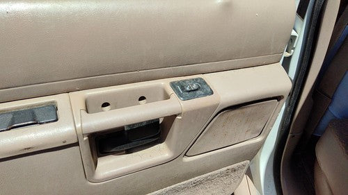 93 Ford Explorer Driver Left Rear Inside Door Trim Panel With Switches Back Tan