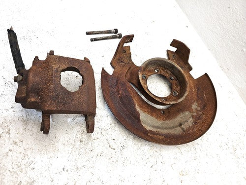 71-78 Silverado K10 Passenger Right Front Brake Caliper With Mount Bracket Oem