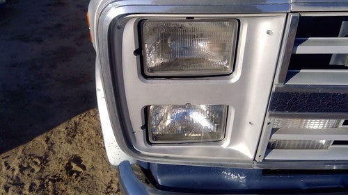 85-91 Chevy G20 Van Passenger Right Dual Pair Head Light Front Lamp With Bracket