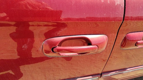01-07 Town Country Passenger Right Rear Outside Door Handle Oem Back Red Prh
