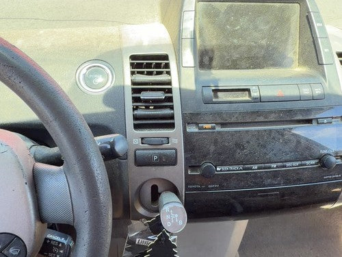 2004-2009 Toyota Prius Left Heater Vent Shifter Trim Bezel Park Button Bisque