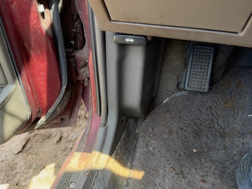 1985-1988 Nissan Maxima Driver Left Lower Kick Trim Panel Oem Gray
