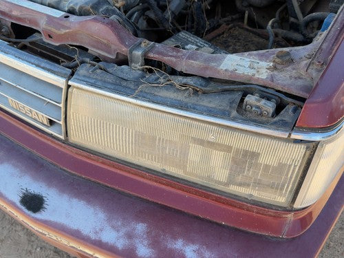 1987-1988 Nissan Maxima Driver Left Head Light Oem Front Lamp Chrome B606038E60