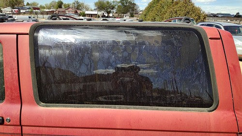 1985-1990 Ford Bronco 2 Driver Left Rear Quarter Glass Back Side Window Oem