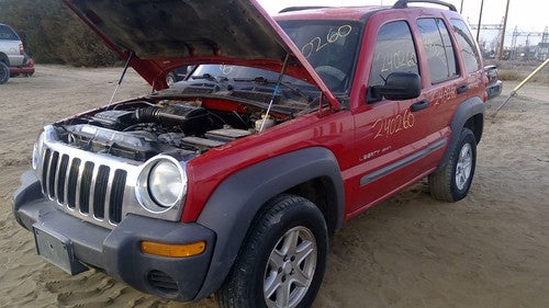 2002-06 Jeep Liberty Driver Left Rear Power Window Regulator With Motor Oem Back
