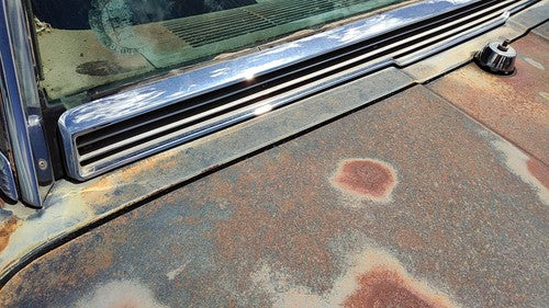 1964-1966 Ford Thunderbird Coupe Chrome Trim Below Back Glass Oem Moulding