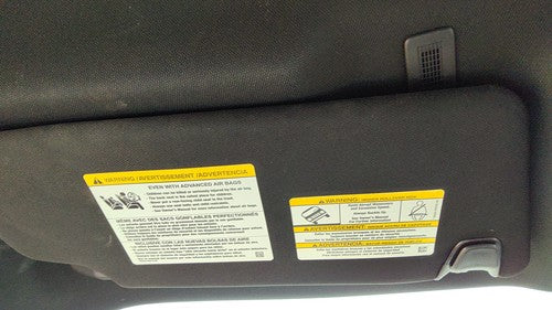2016-2019 Explorer Police Interceptor Driver Left Sun Visor Oem Black 9W