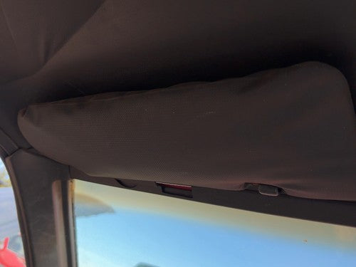 1987-1988 Toyota FX Driver Left Sun Visor OEM Gray