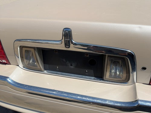 2000-2006 Lincoln LS License Plate Trim Surround Panel Tail Trunk Finish OEM